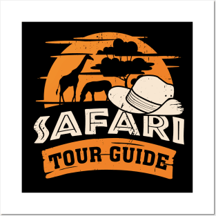 Safari Tour Guide Gift Posters and Art